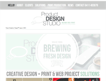 Tablet Screenshot of productdesignstudio.com
